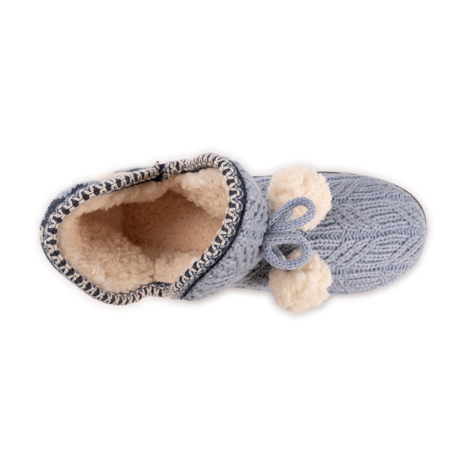 Muk Luks Ml F 26 Ds Slippers Womens Memory Foam Slip Resistant Bootie