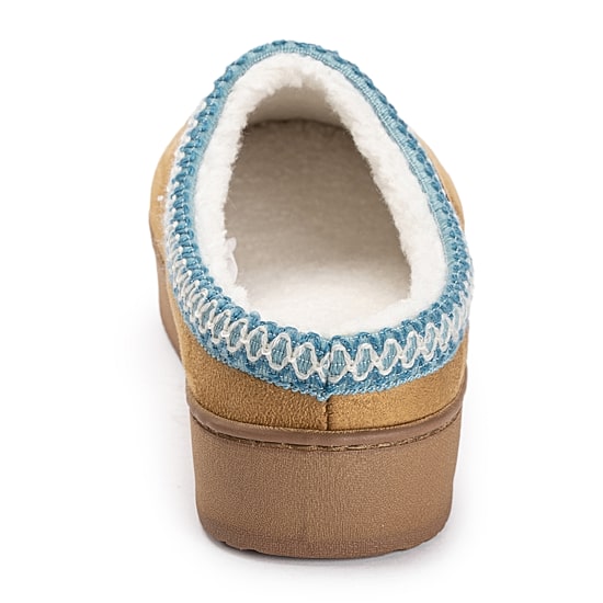 Muk Luks Ml F 26 Ds Slippers Womens Memory Foam Slip Resistant Clog Slippers
