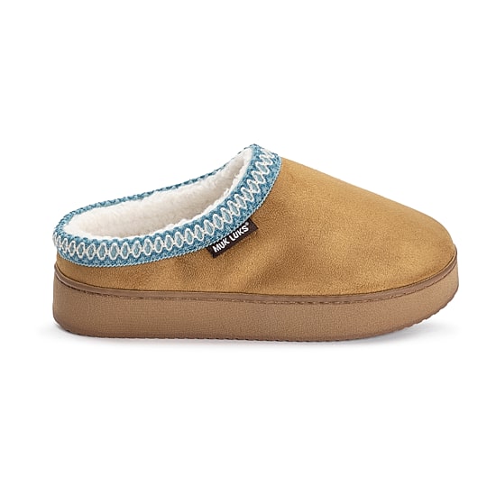 Muk Luks Ml F 26 Ds Slippers Womens Memory Foam Slip Resistant Clog Slippers