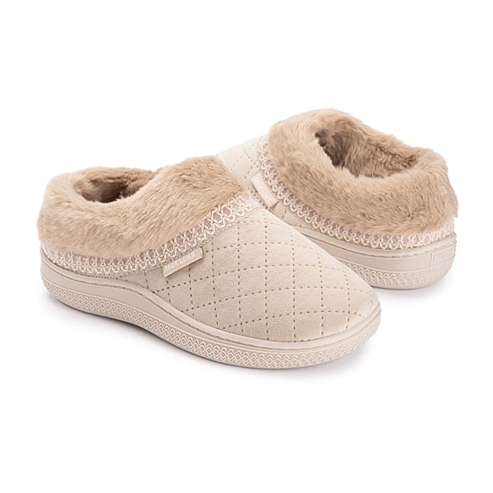 Muk Luks Womens Memory Foam Slip Resistant Clog Slippers