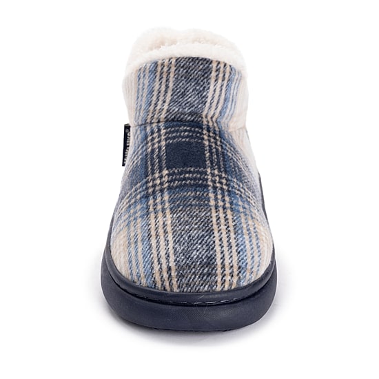Muk Luks Womens Memory Foam Slip Resistant Bootie Slippers