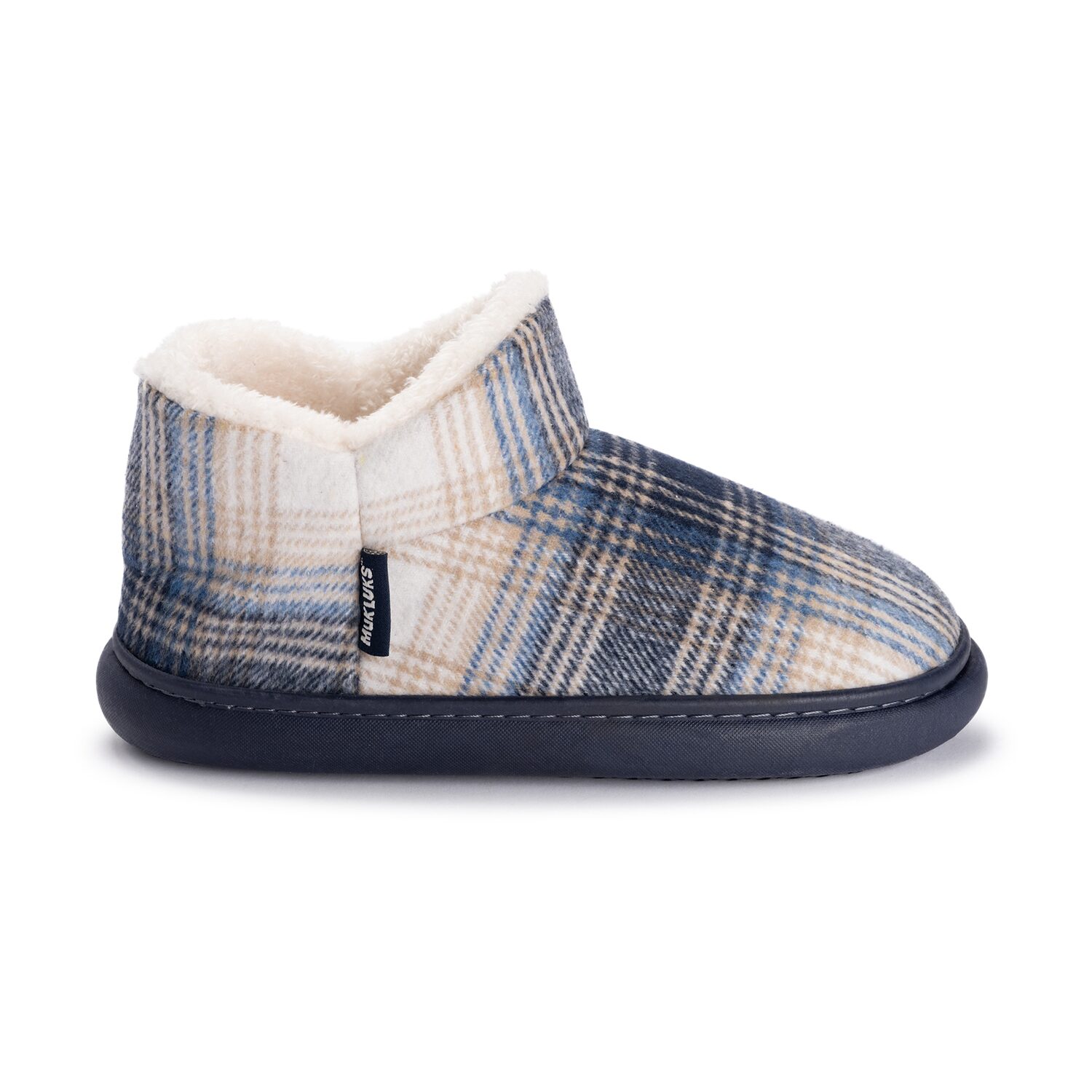 Muk Luks Ml F 26 Ds Womens Memory Foam Slip Resistant Bootie Slippers