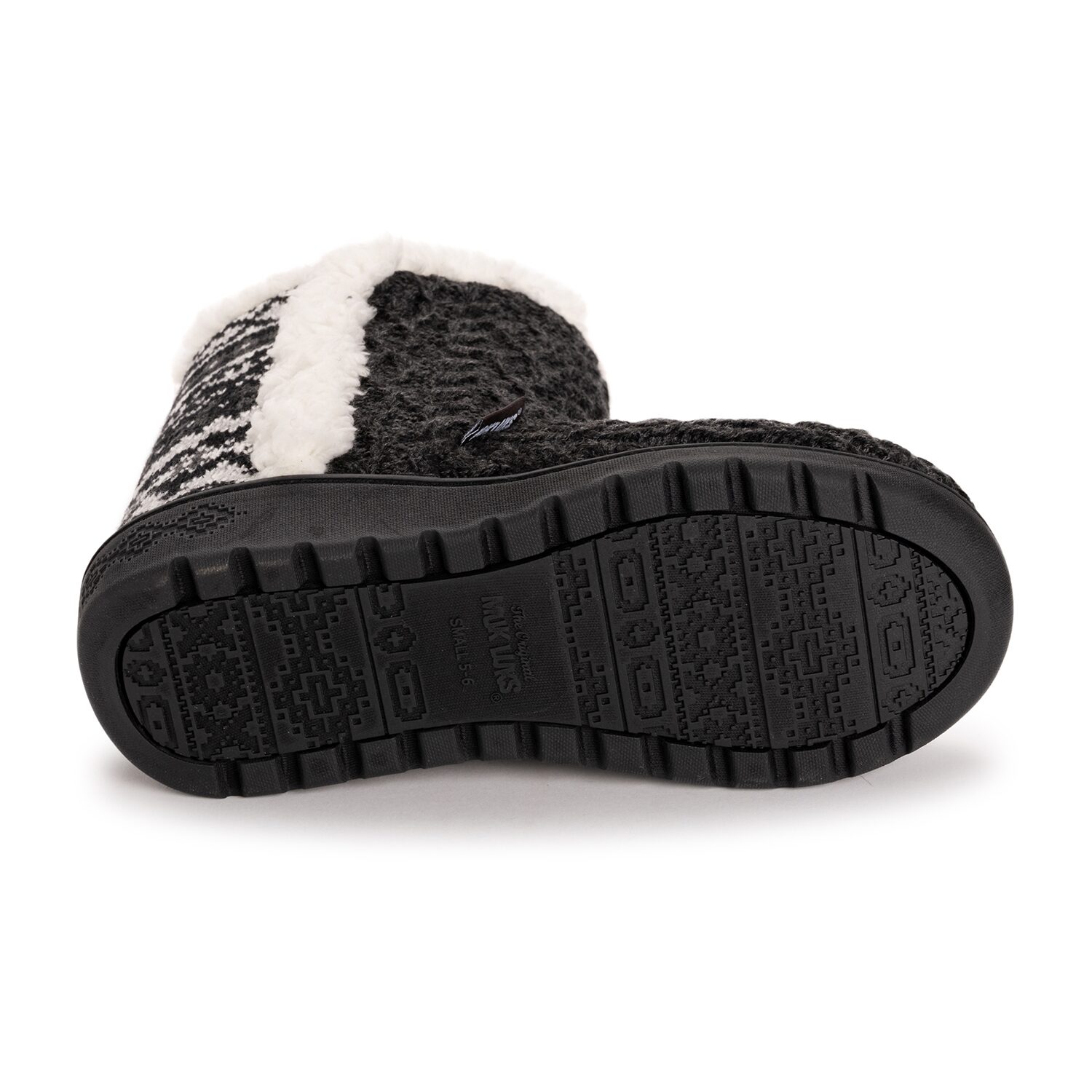 Muk Luks Ml F 26 Ds Slippers Womens Memory Foam Slip Resistant Bootie