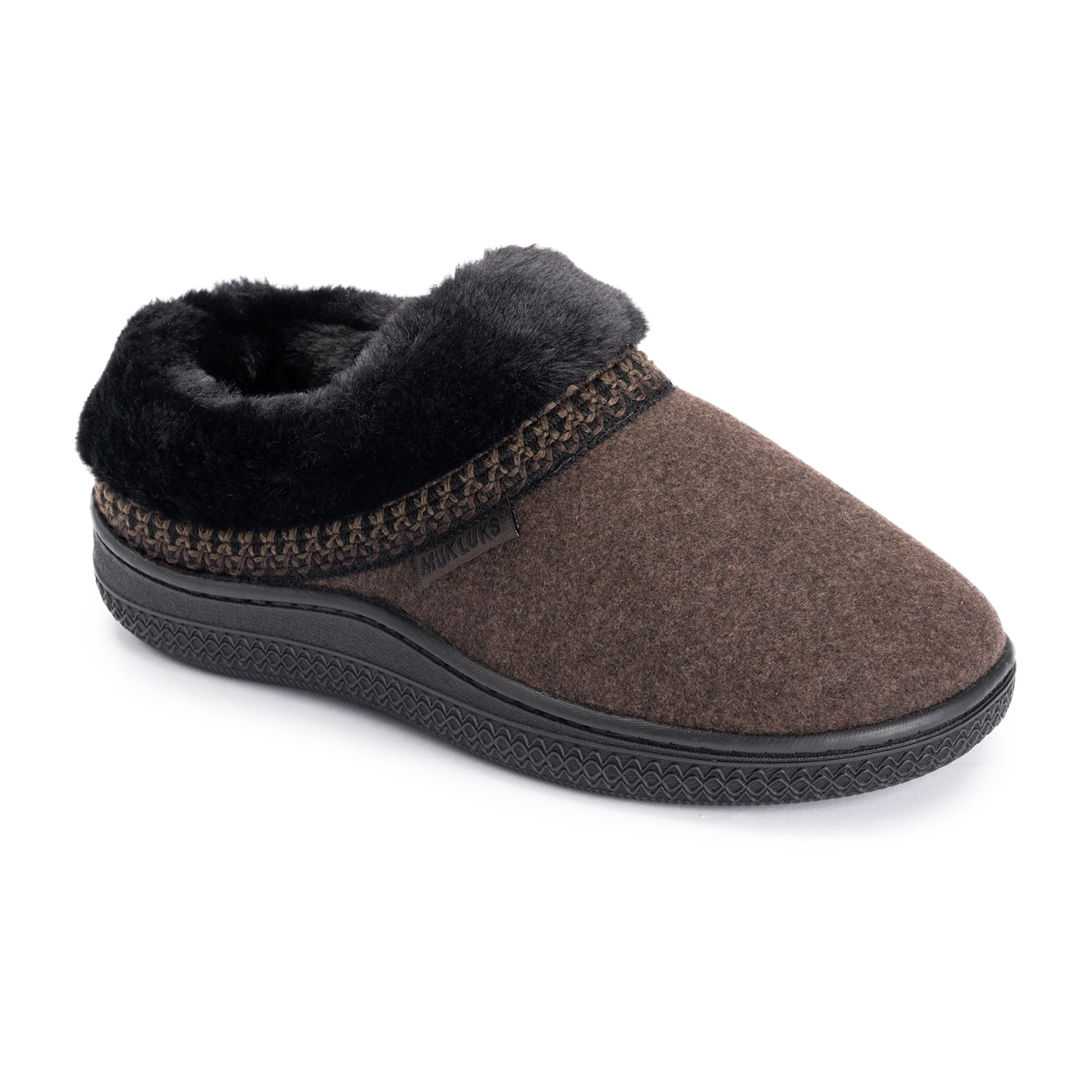 Muk Luks Ml F 26 Ds Slippers Womens Memory Foam Slip Resistant Clog