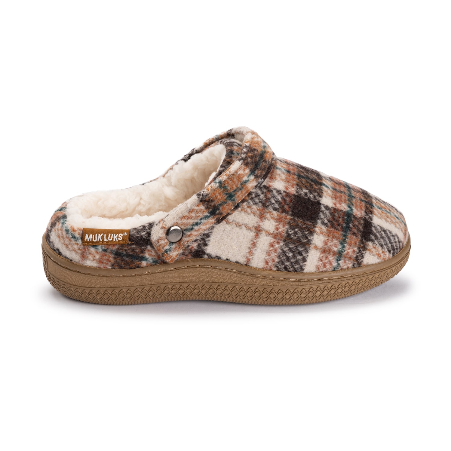Muk Luks Ml F 26 Ds Womens Memory Foam Slip Resistant Clog Slippers