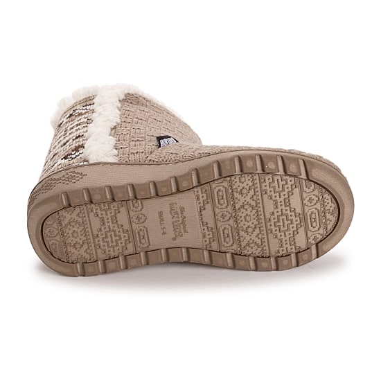 Muk Luks Womens Memory Foam Slip Resistant Bootie Slippers
