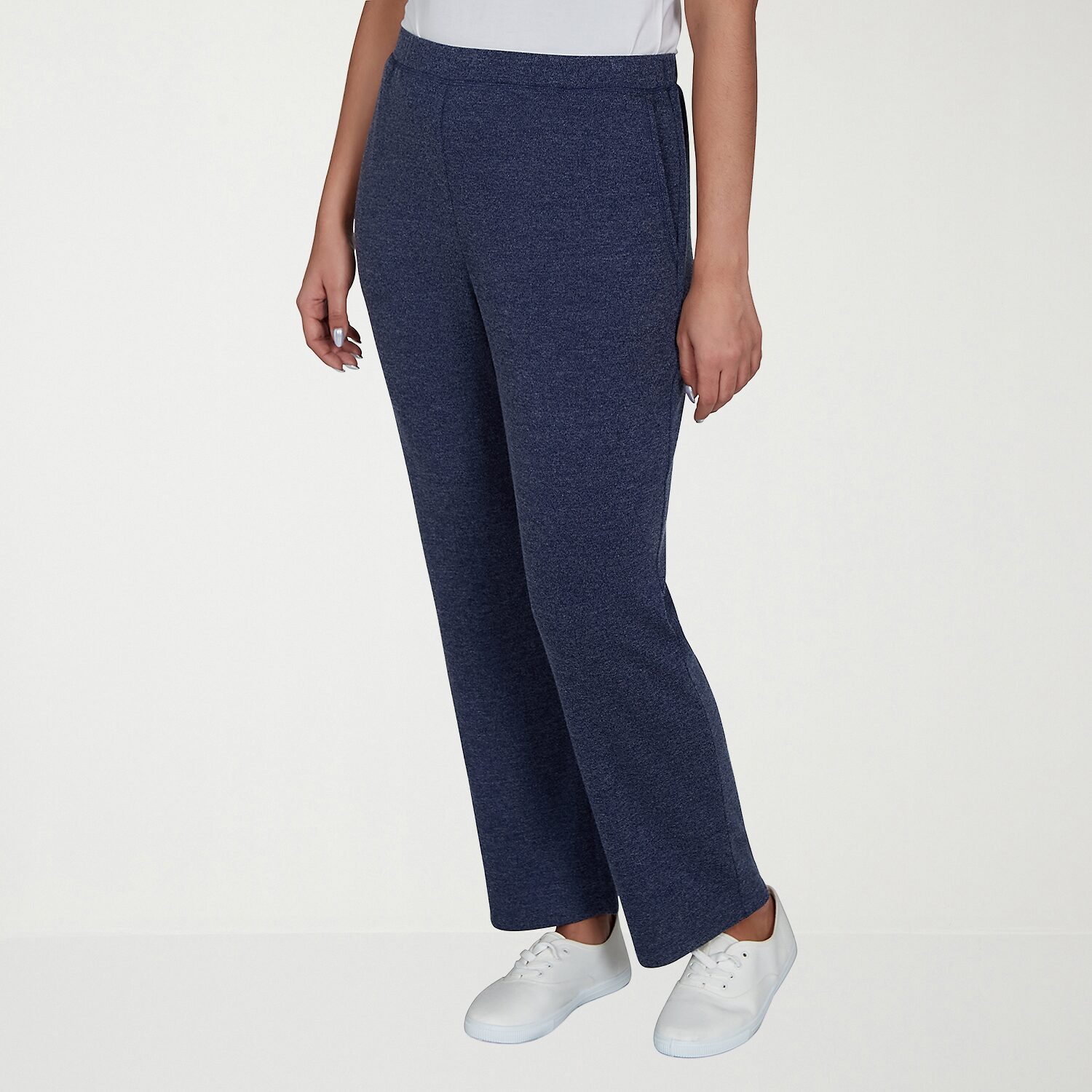 Alfred Dunner Womens Straight Pull-On Pant