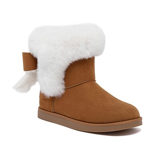 Juicy Couture Womens Kenia Flat Heel Winter Boots, 9 Medium, Brown