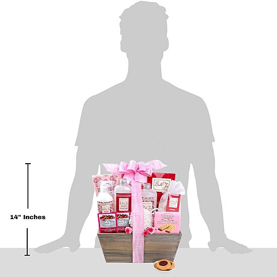 Alder Creek Tea And Tranquility Spa Gift Basket Food Set