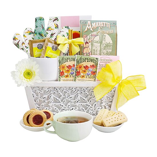 Alder Creek Planted With Love Gift Basket Food Set