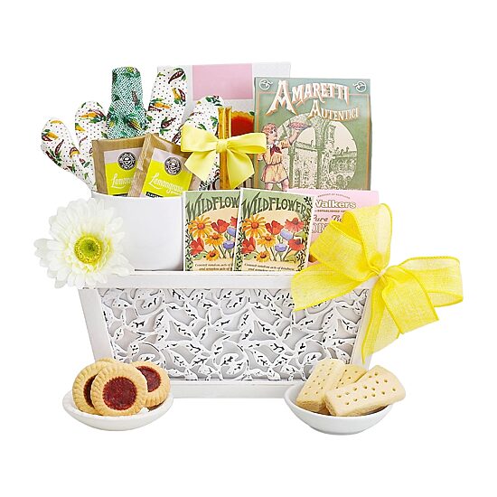 Alder Creek Planted With Love Gift Basket Food Set
