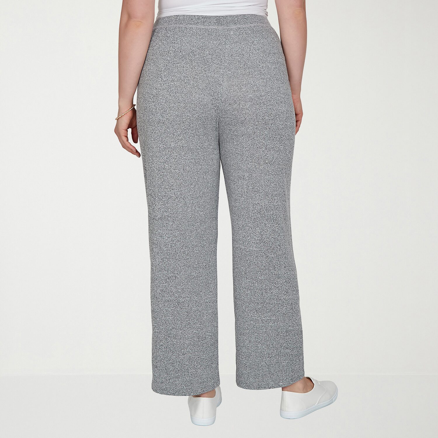 Alfred Dunner Womens Plus Straight Pull-On Pant