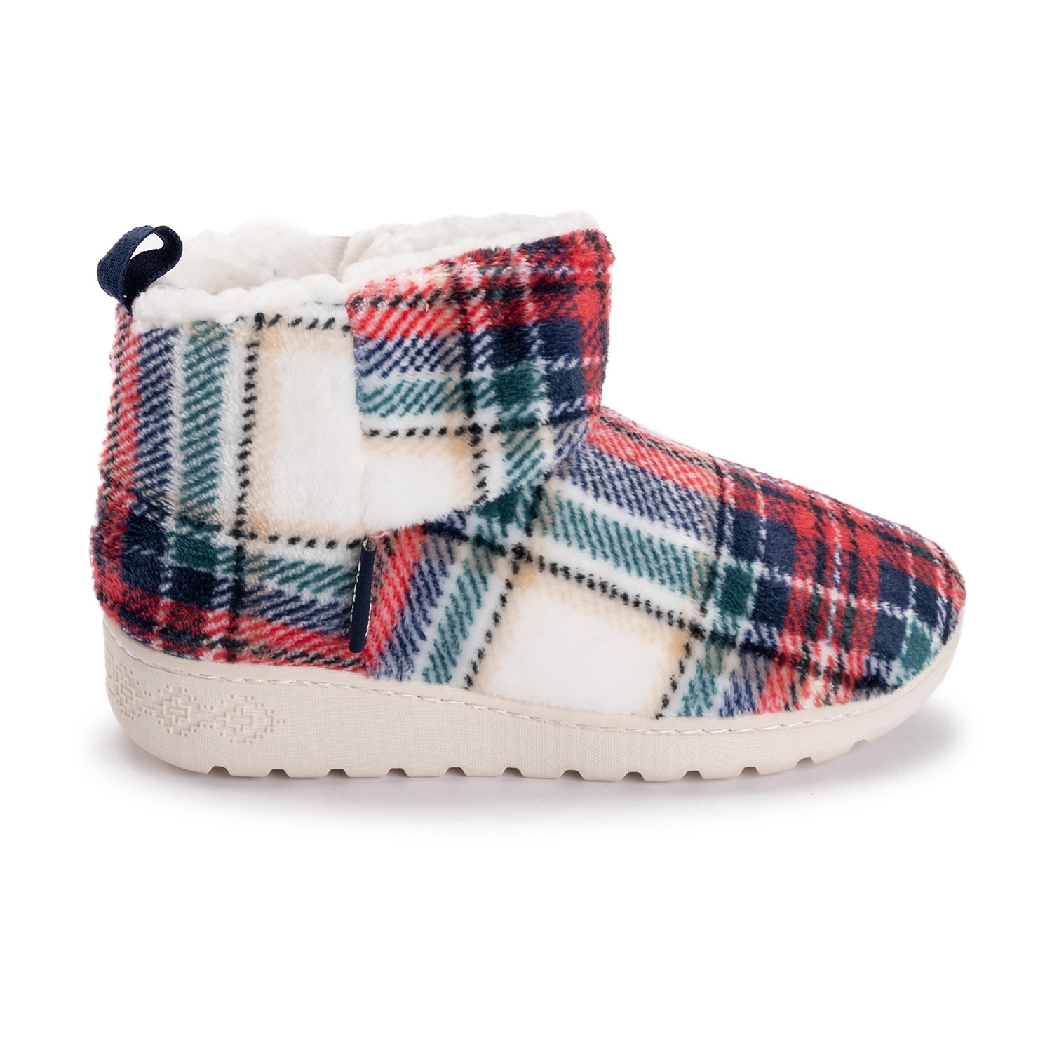Muk Luks Womens Memory Foam Slip Resistant Bootie Slippers