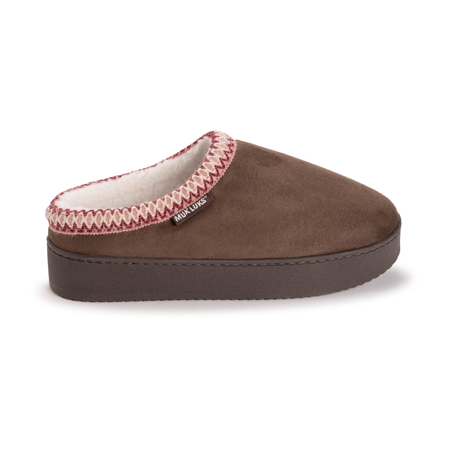 Muk Luks Ml F 26 Ds Slippers Womens Memory Foam Slip Resistant Clog