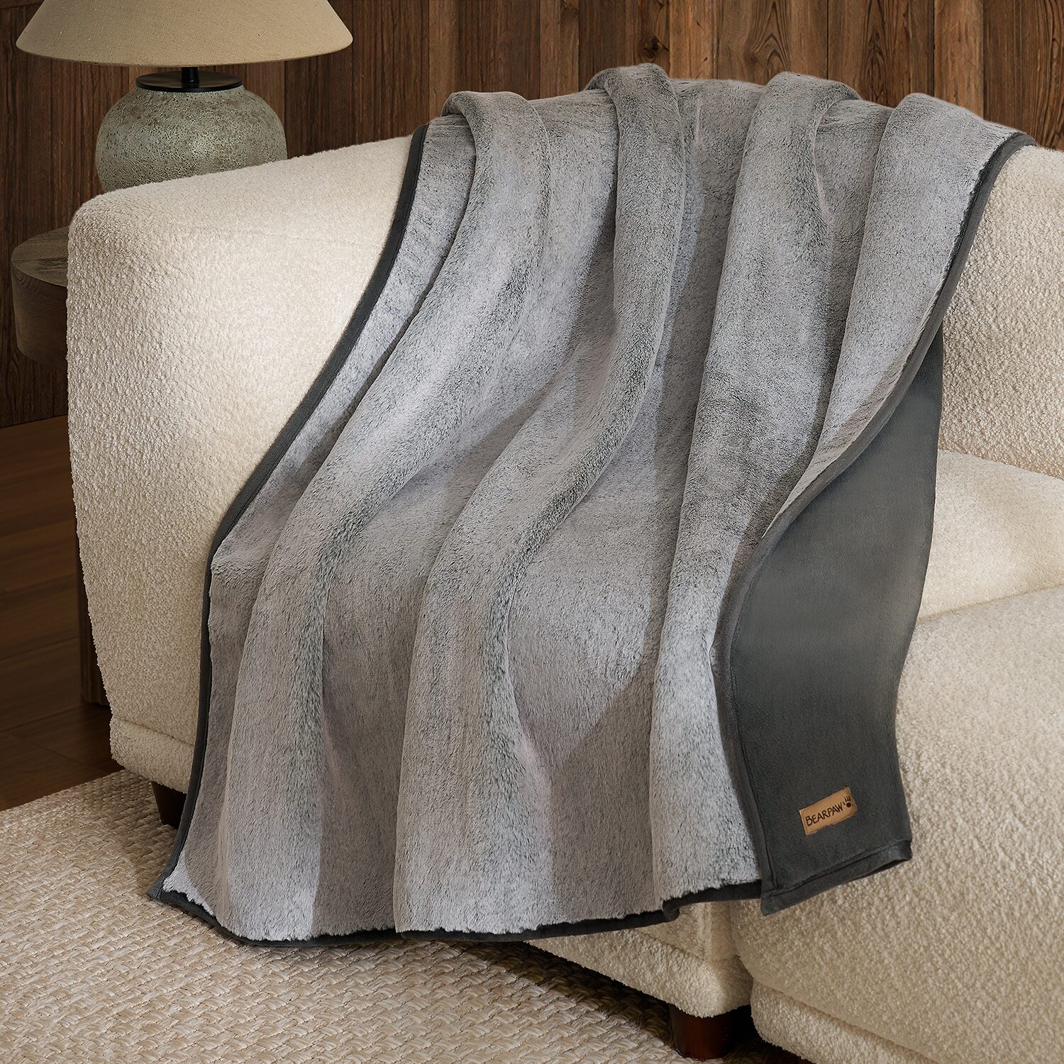 Bearpaw Avalon Faux Fur Throw Washable Midweight