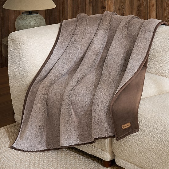 Bearpaw Avalon Faux Fur Throw Washable Midweight Throw