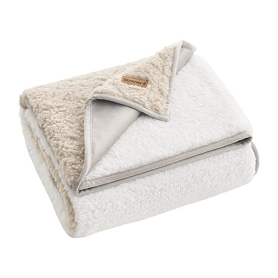 Bearpaw Everly Pieced Faux Fur 50x60 Washable Midweight Throw