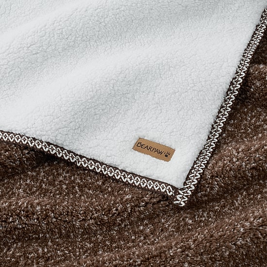 Bearpaw Campton Melange Sherpa Washable Midweight Throw