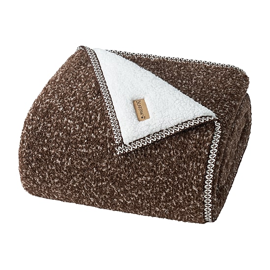 Bearpaw Campton Melange Sherpa Washable Midweight Throw