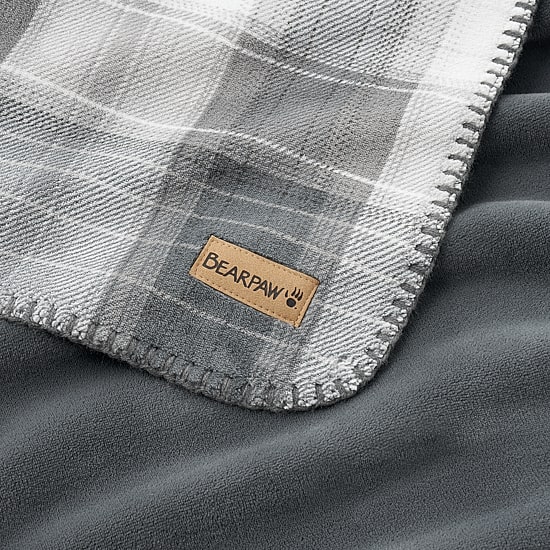Bearpaw Canyon Coco Flannel Washable Midweight Throw