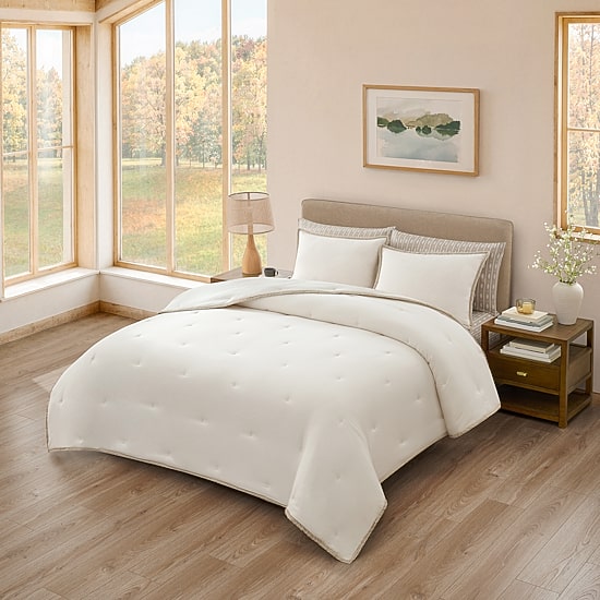 Bearpaw Layton Plush Reversible Comforter Set