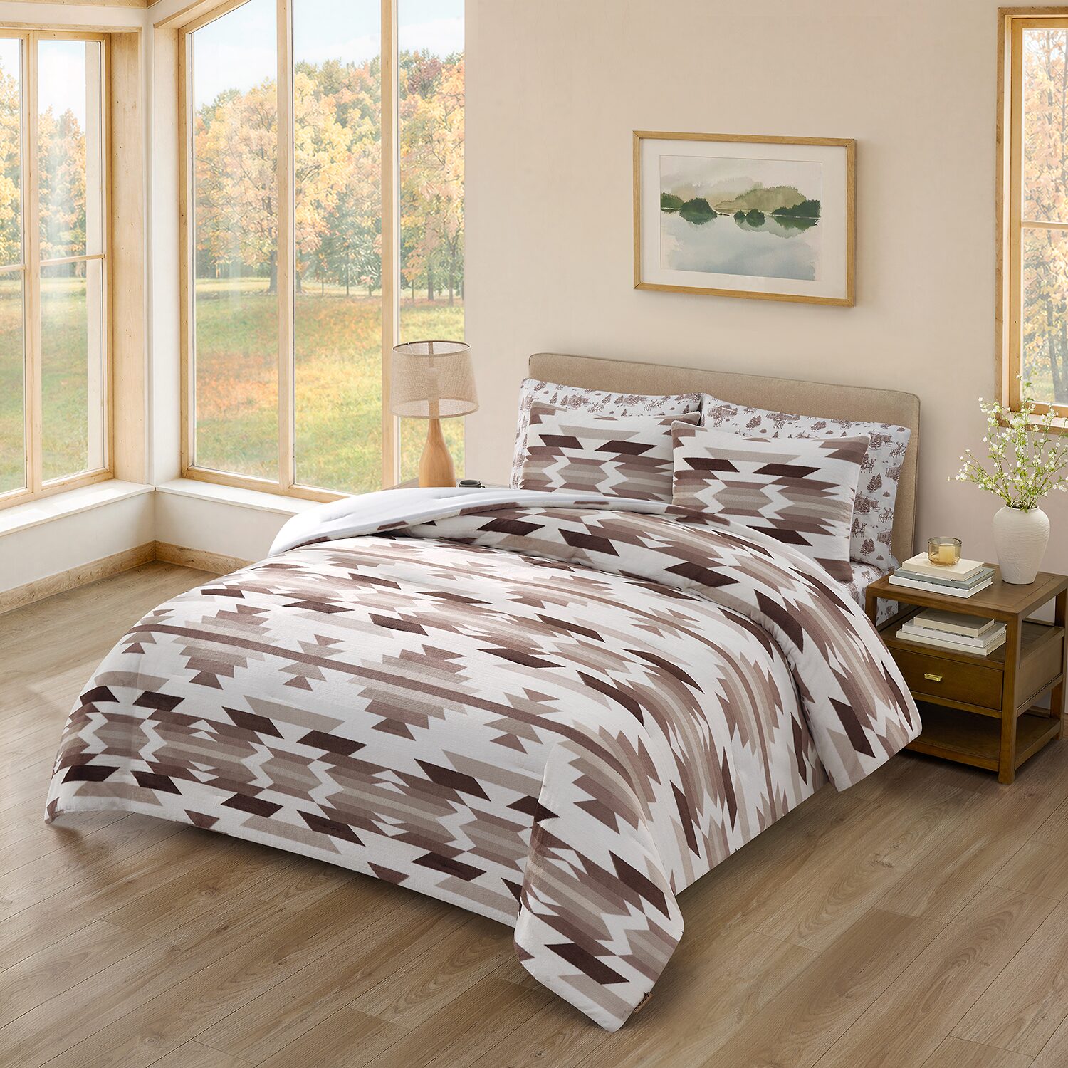 Bearpaw Selene Coco Fur 3-pc. Comforter Set