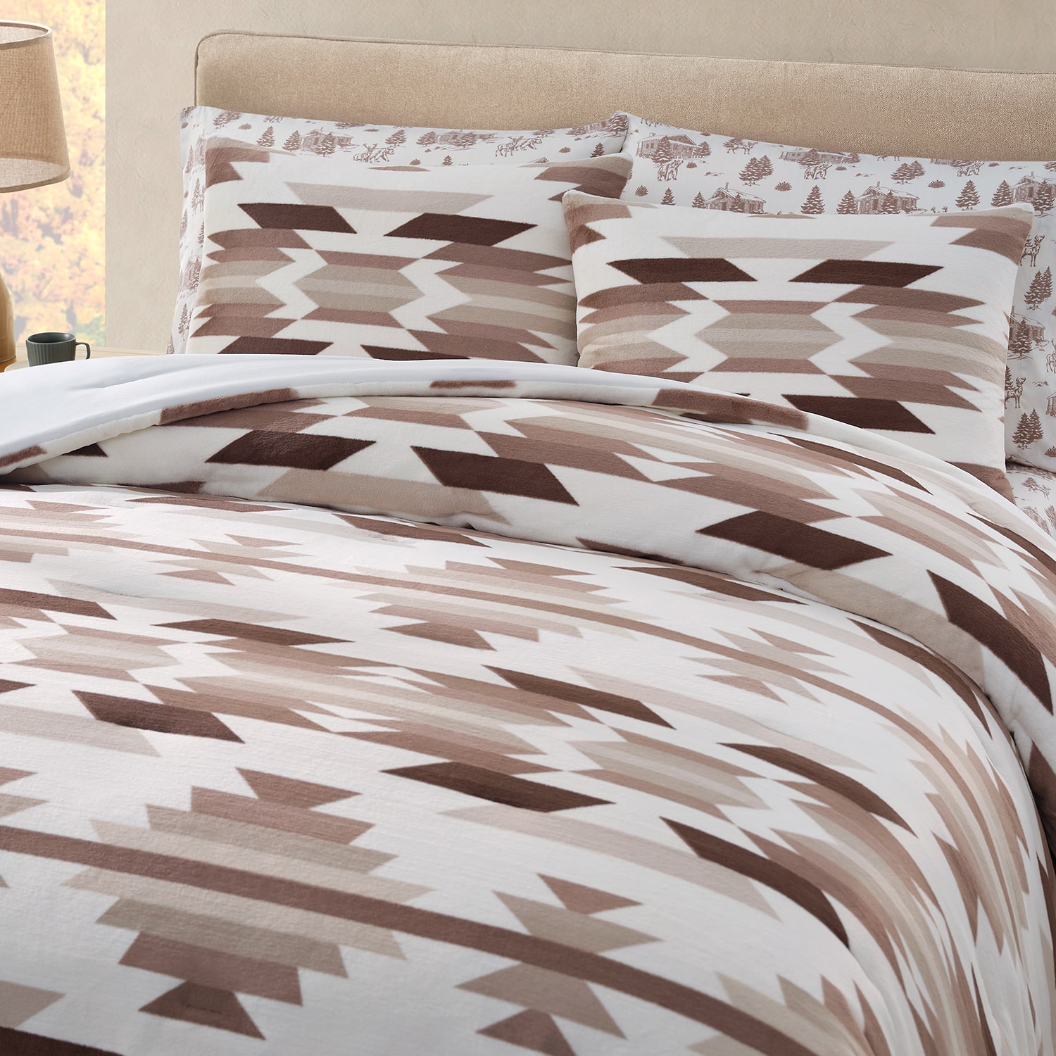 Bearpaw Selene Coco Fur 3-pc. Comforter Set