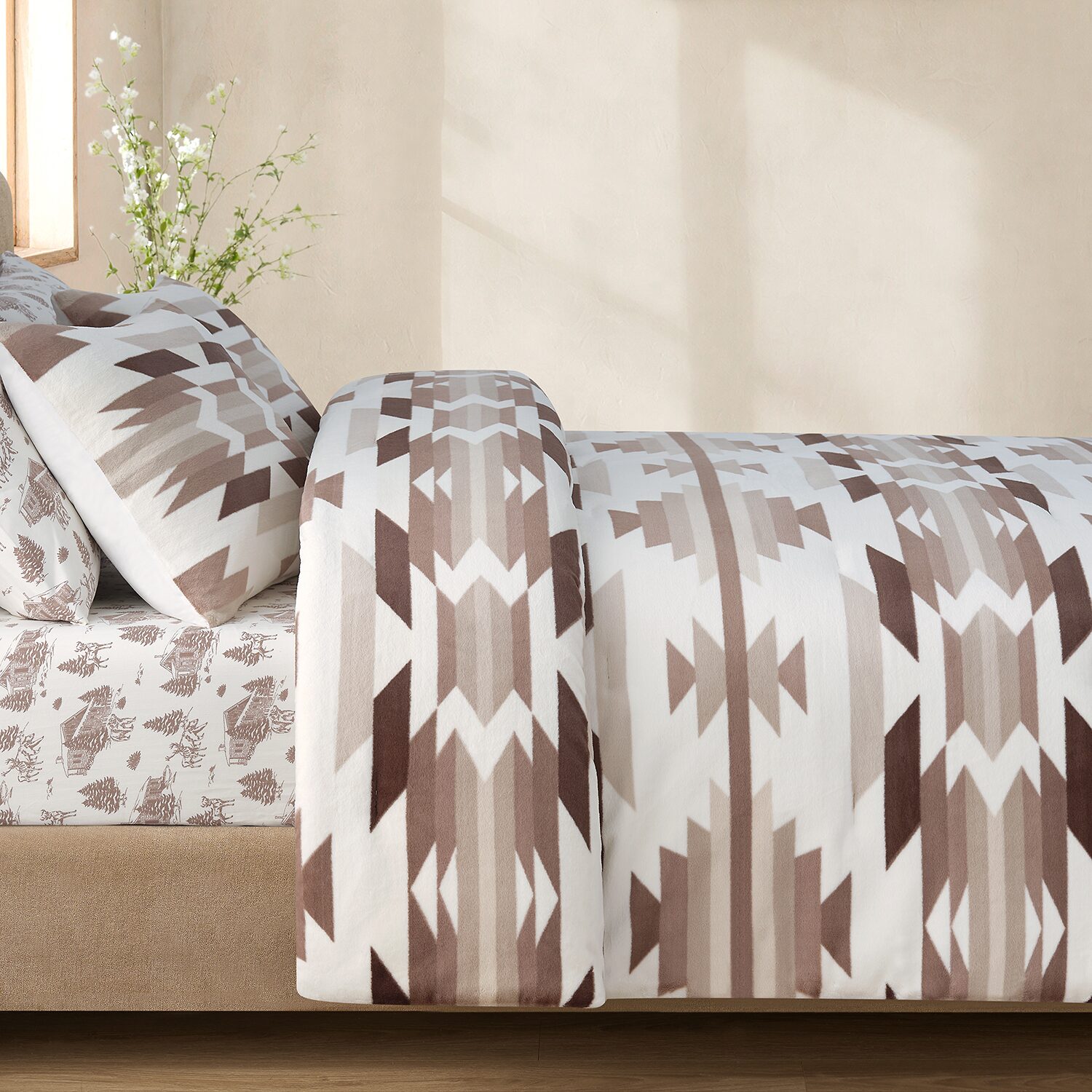 Bearpaw Selene Coco Fur 3-pc. Comforter Set