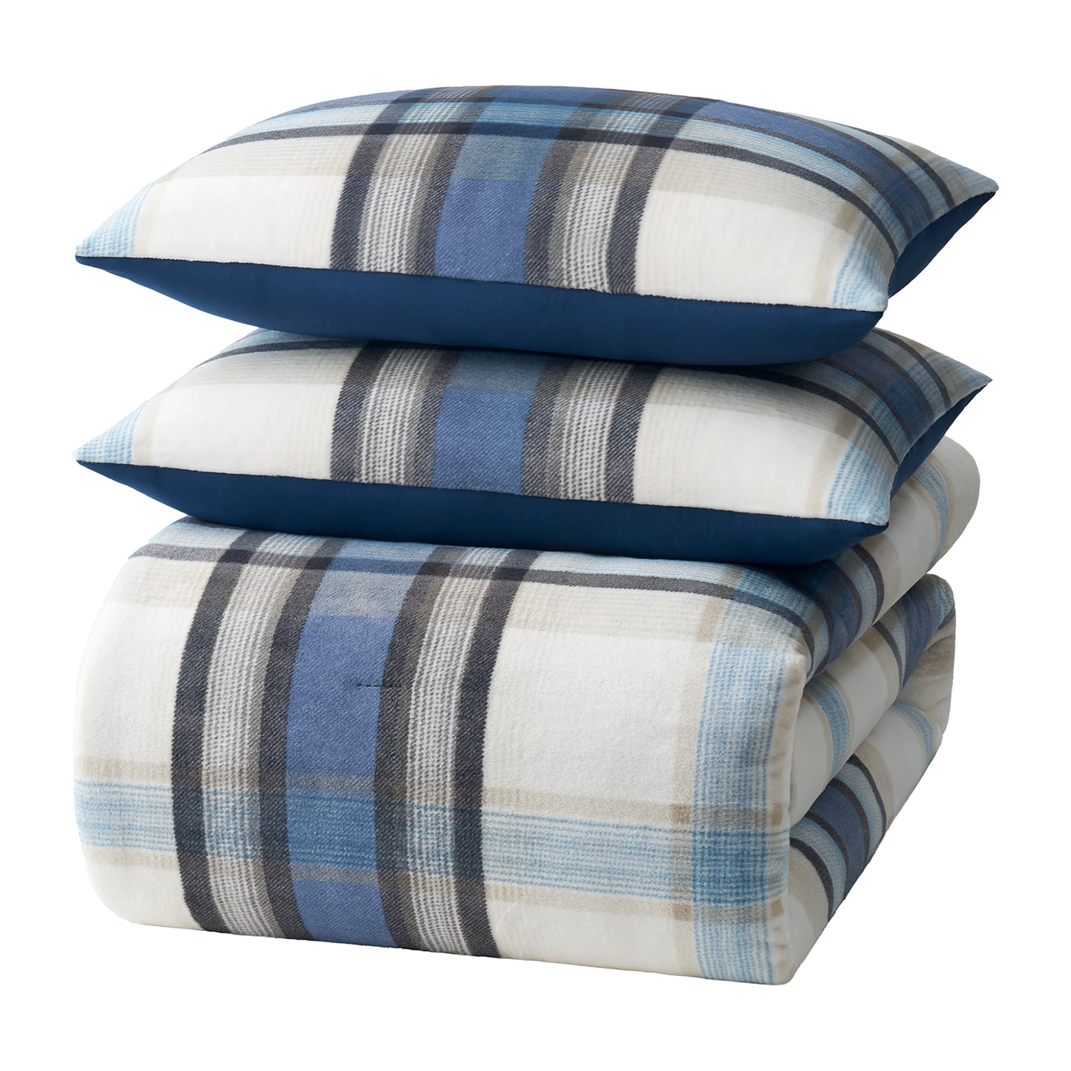 Bearpaw Waterbury Plaid Coco Flannel 3-pc. Comforter Set