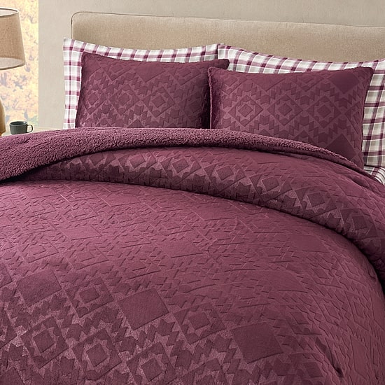 Bearpaw Arbor Embossed 3-pc. Comforter Set