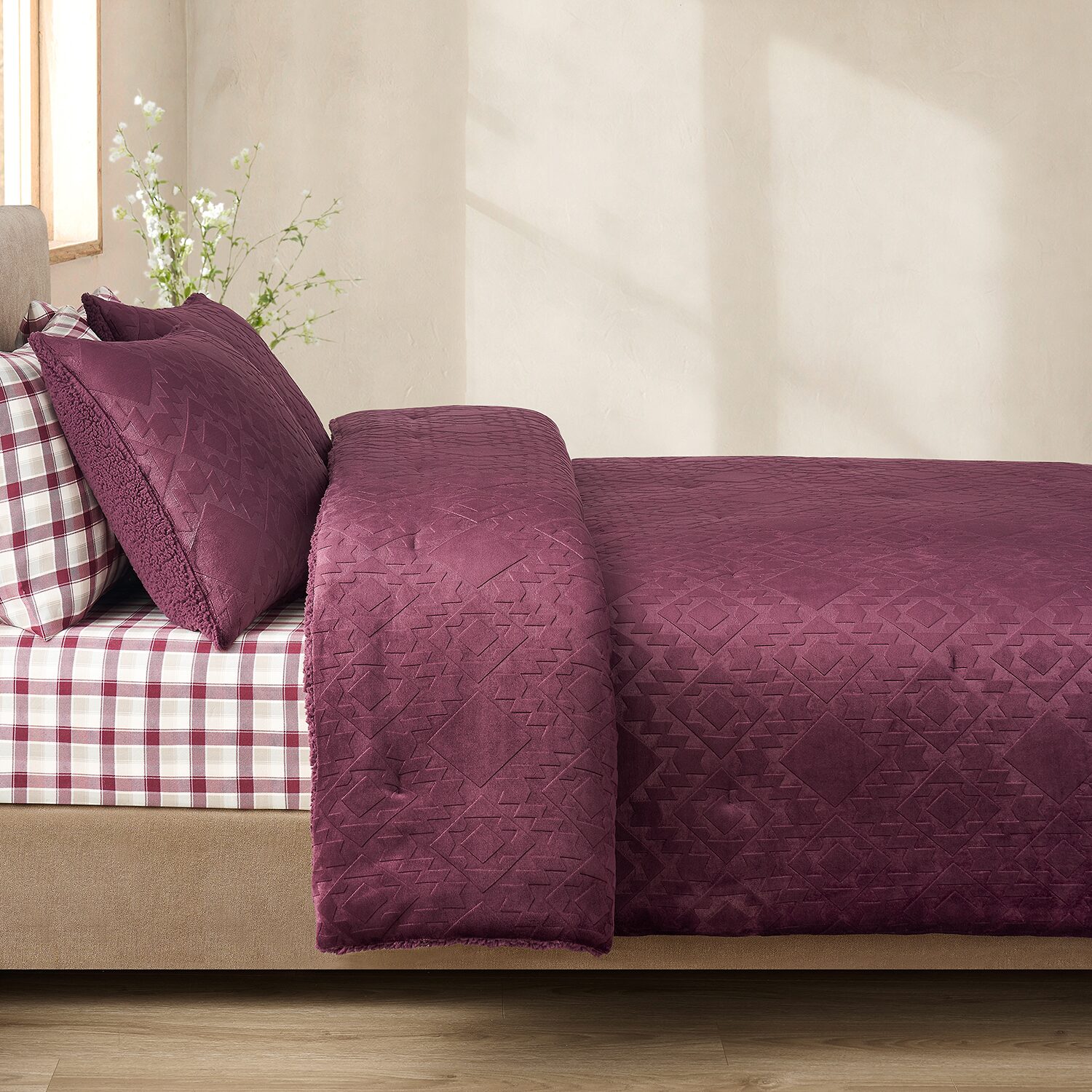 Bearpaw Arbor Embossed 3-pc. Comforter Set