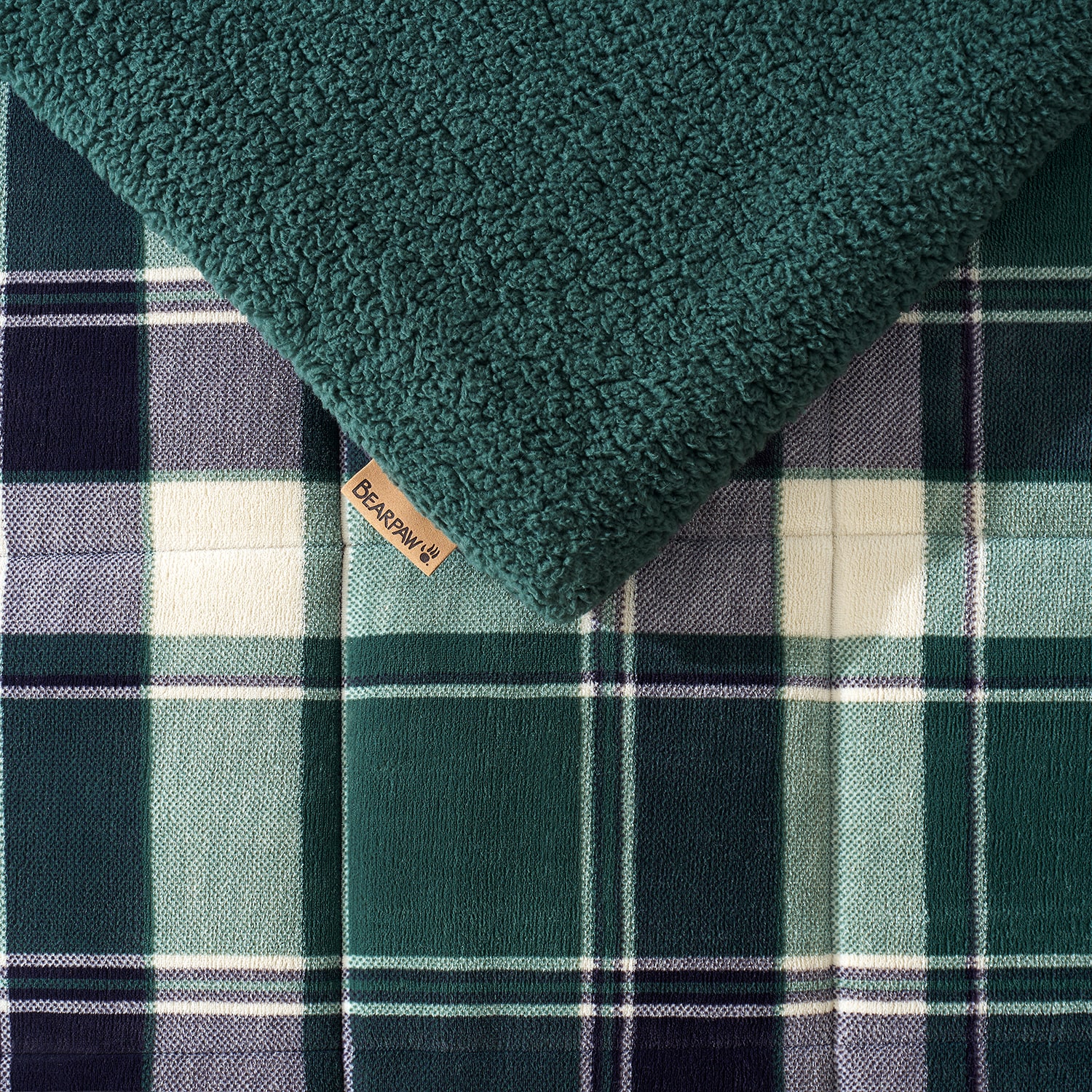 Bearpaw Bobbi Plaid Flannel Sherpa 3-pc. Comforter Set