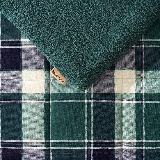 Bearpaw Bobbi Plaid Flannel Sherpa 3-pc. Comforter Set