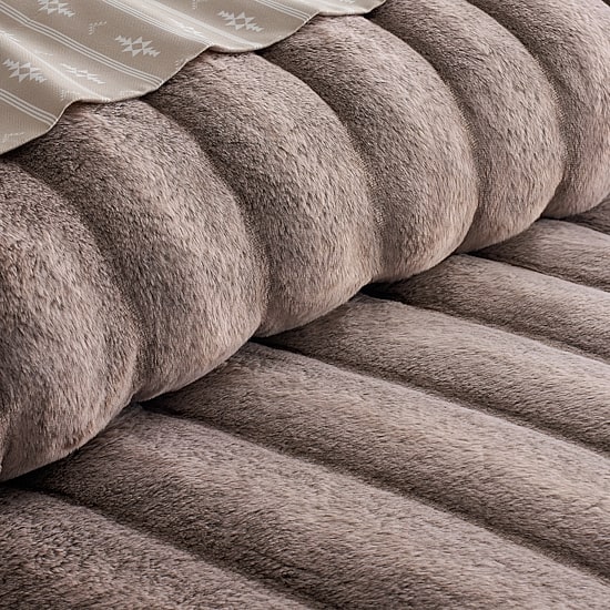 Bearpaw Tucker Ribbed Faux Fur 3-pc. Comforter Set