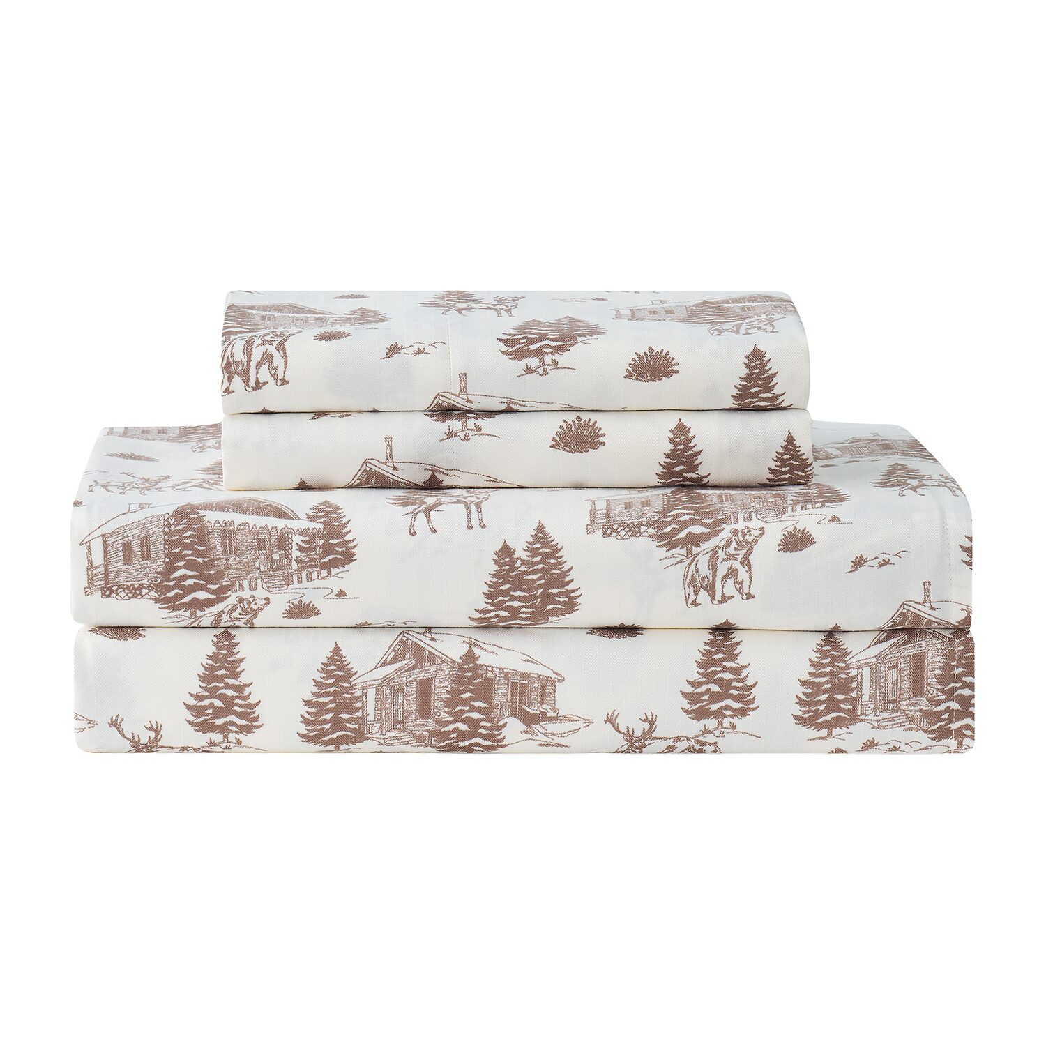 Bearpaw Poly Flannel Sheet Set