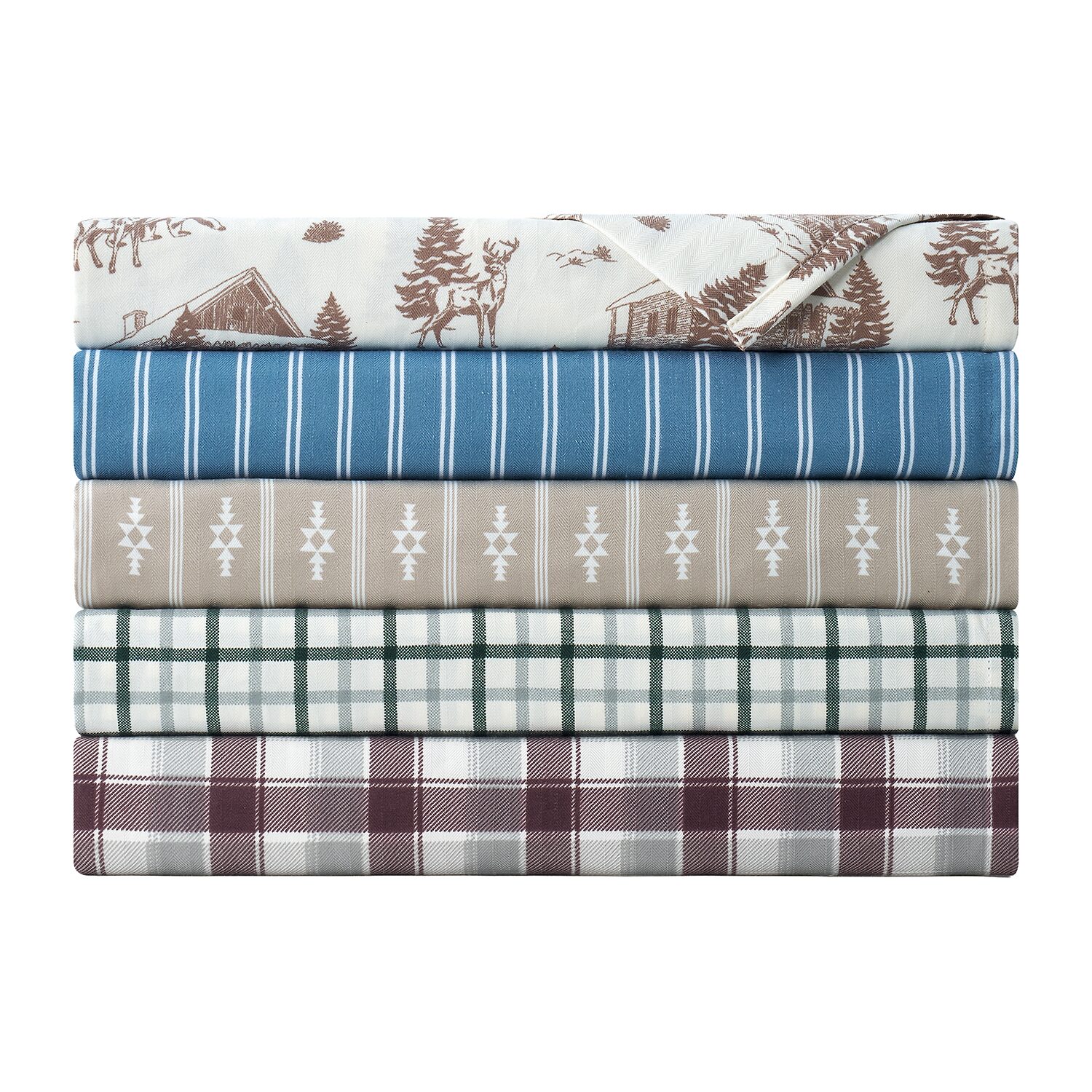Bearpaw Poly Flannel Sheet Set