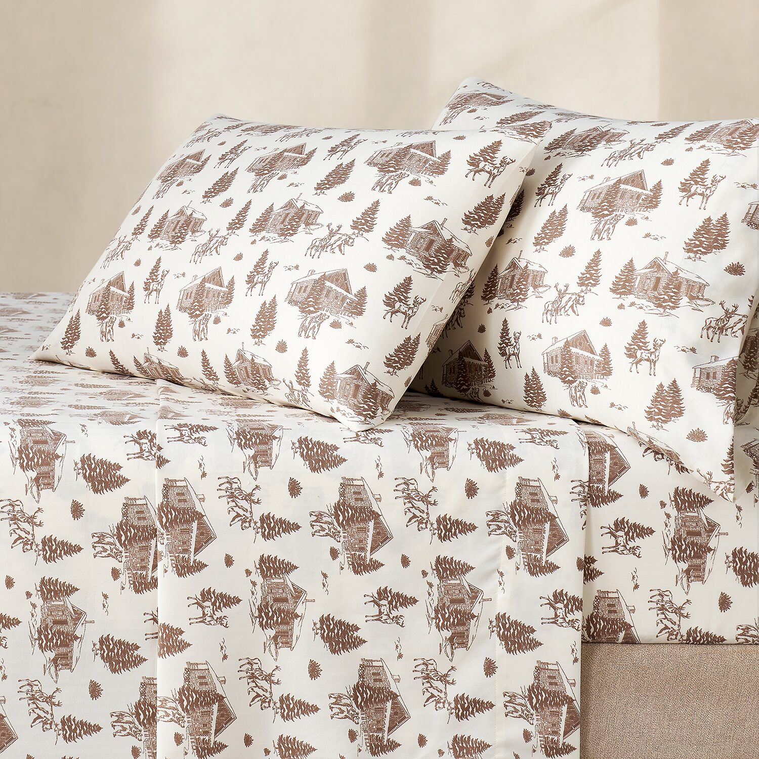 Bearpaw Poly Flannel Sheet Set
