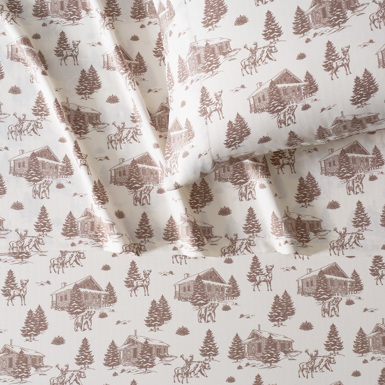 Bearpaw Poly Flannel Sheet Set