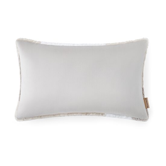 Bearpaw Everyly Pierced Faux Fur Oblong Throw Pillow