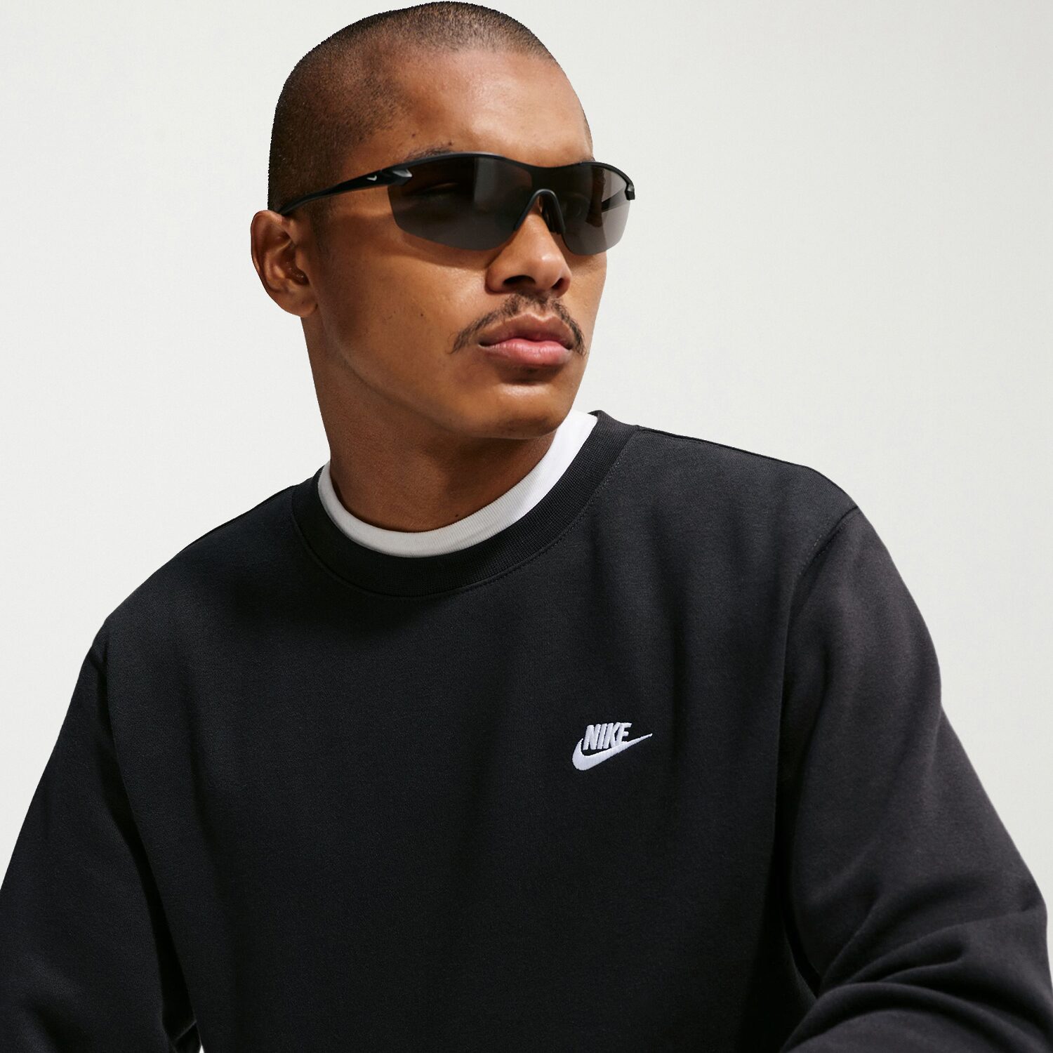 Nike Club Mens Crew Neck Long Sleeve Sweatshirt