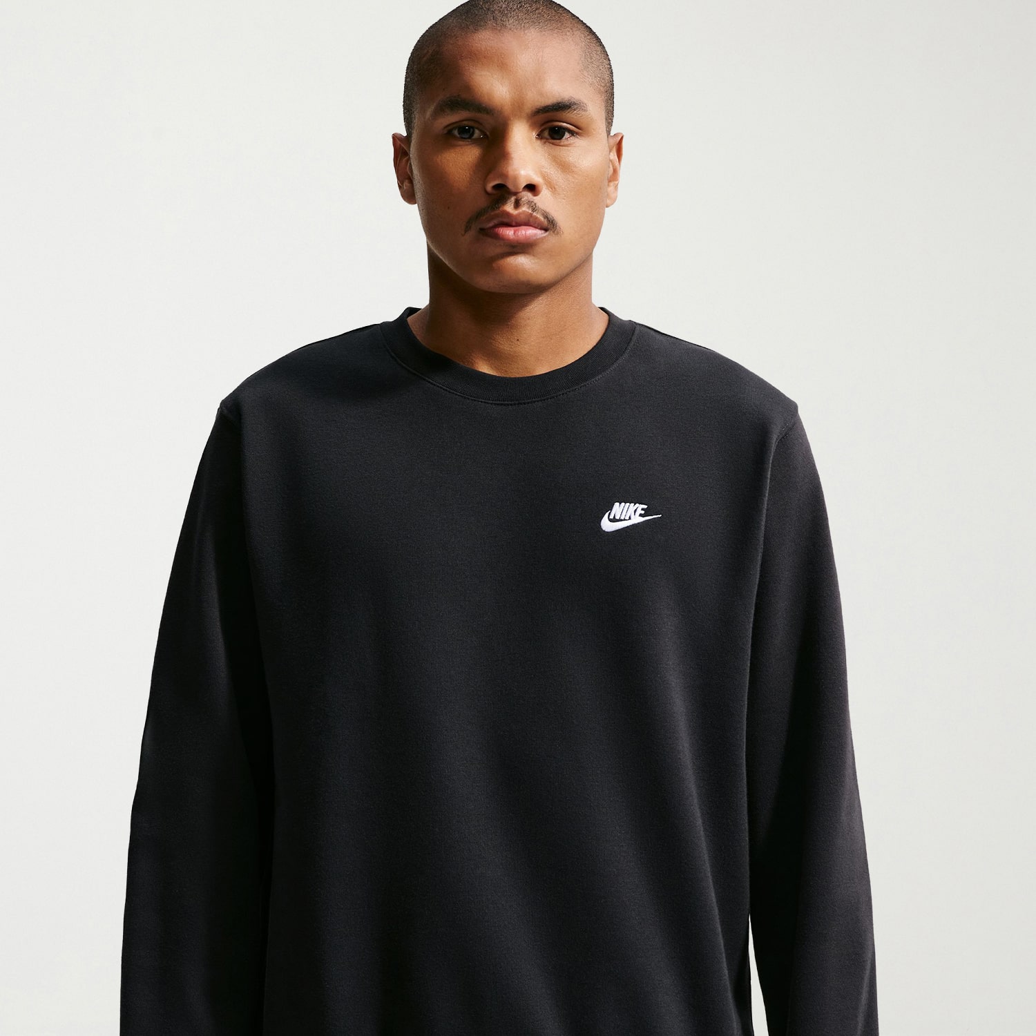 Nike Club Mens Crew Neck Long Sleeve Sweatshirt