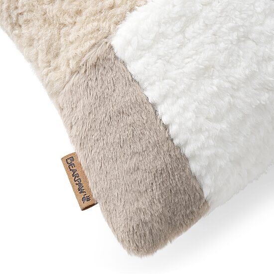 Bearpaw Everyly Pierced Faux Fur Oblong Throw Pillow