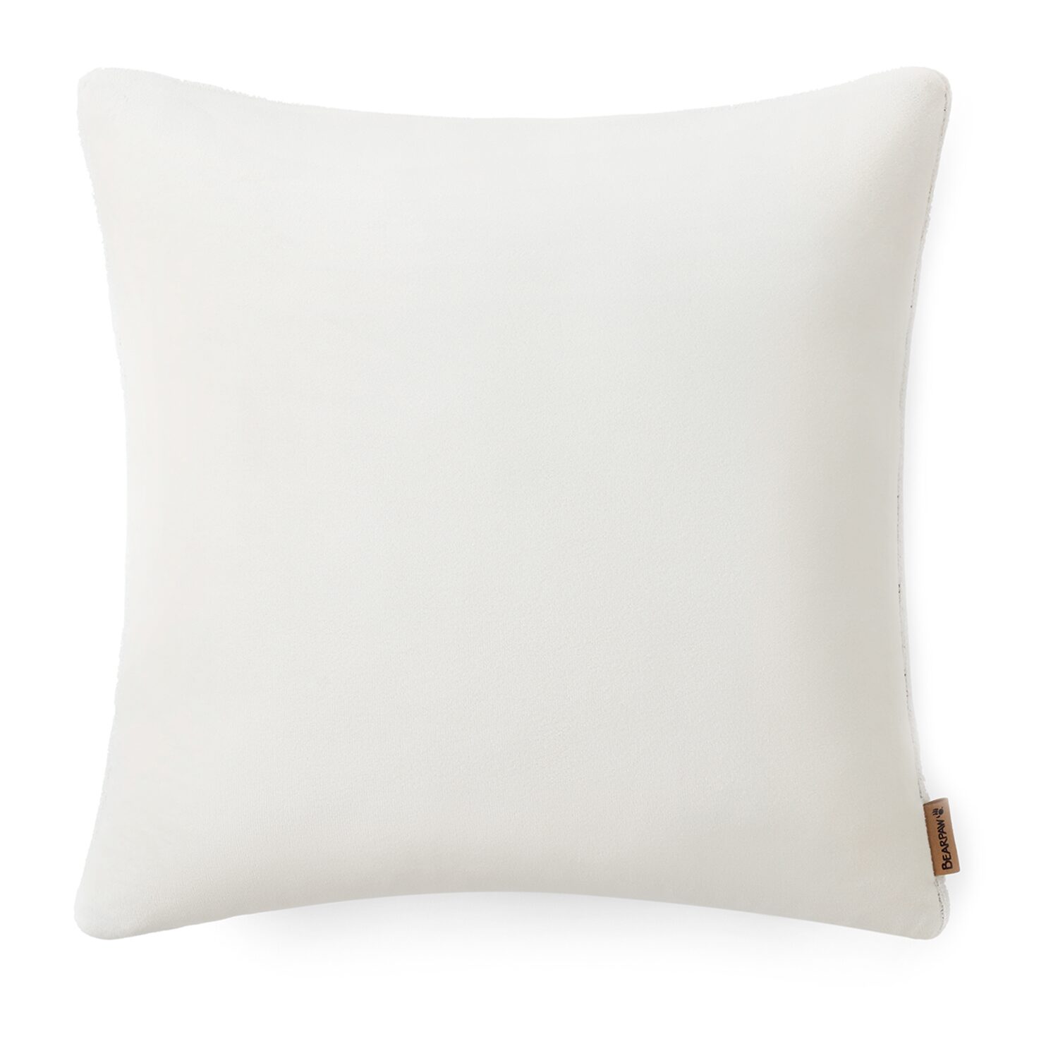 Bearpaw Flow Crystal Chenille Knit Square Throw Pillow