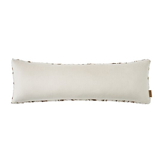 Bearpaw Sawyer Animal Print Faux Fur Bolster Throw Pillow