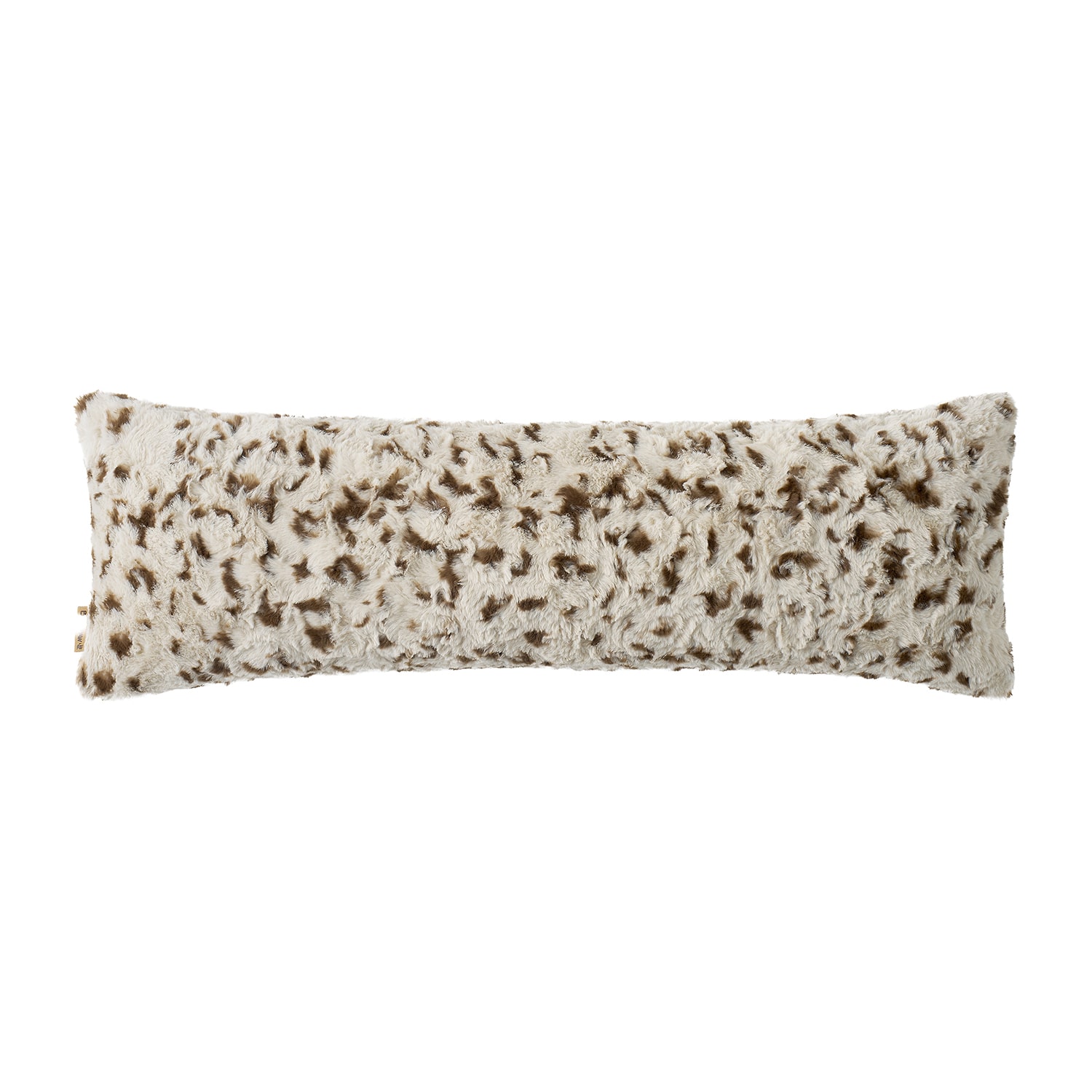Bearpaw Sawyer Animal Print Faux Fur Bolster Throw Pillow