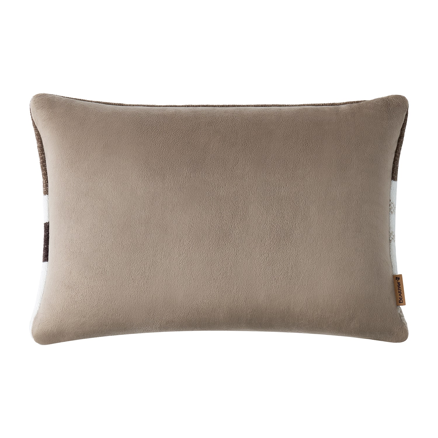 Bearpaw Ansel Chenille Knitted Oblong Throw Pillow