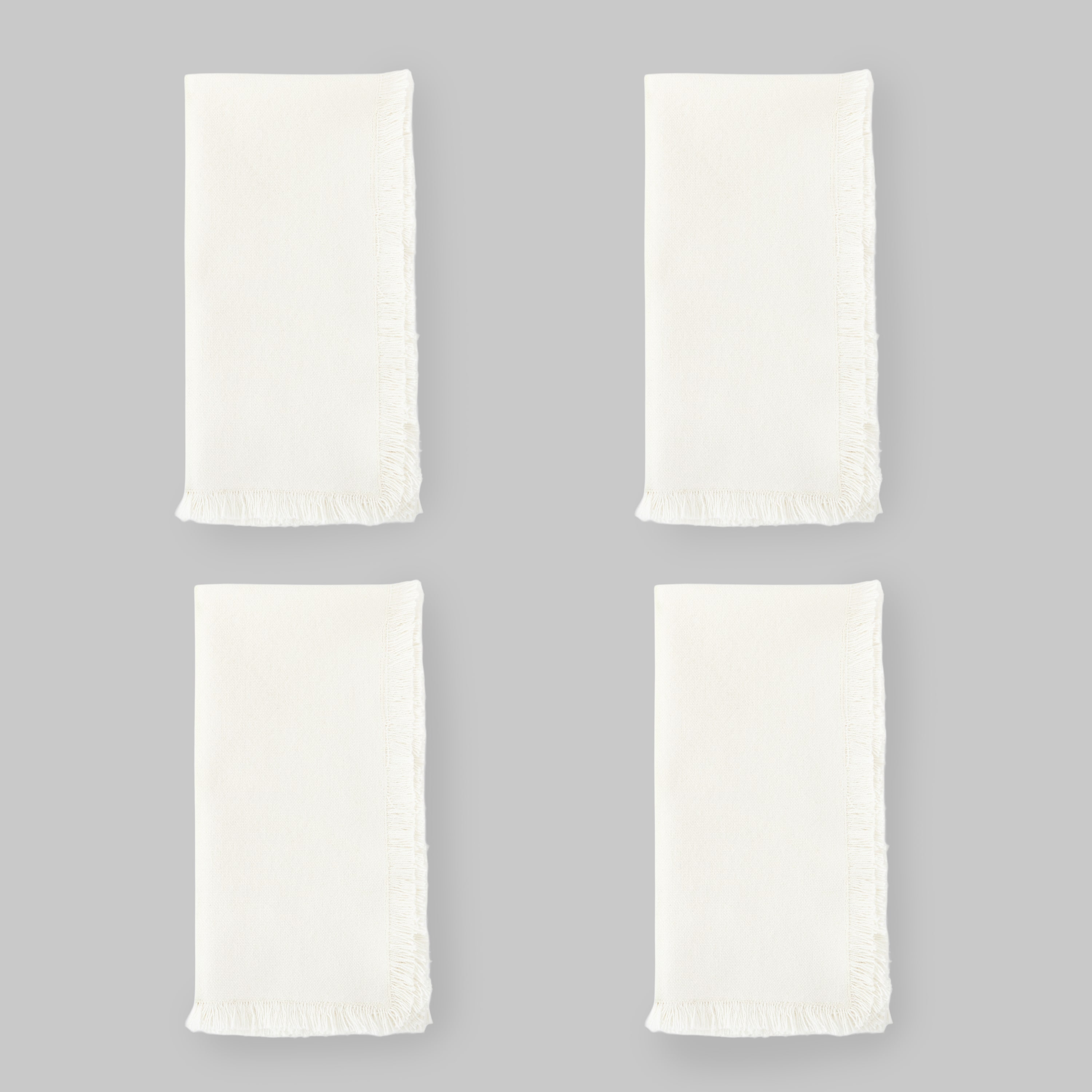 Linden Street Frayed 4-pc. Napkins