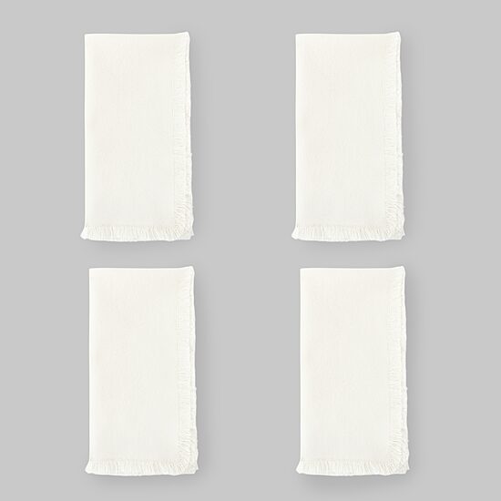 Linden Street Frayed 4-pc. Napkins