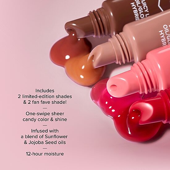 Too Faced Kissing Jelly Lip Oil Gloss Collection