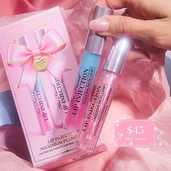 Too Faced Lip Injection Maximum Plump Duo